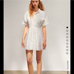 Zara Short Shirt Dress Medium